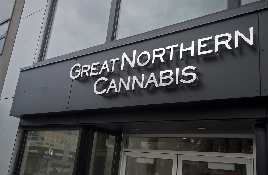 Anchorage Alaska Great Northern Cannabis shop downtown